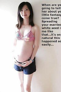 pregnant korean Captions